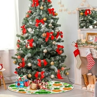 Shamrock uzorak Xmas božićna stabla suknja za štand za odmor za zabavu u zatvorenom vanjskom prostoru