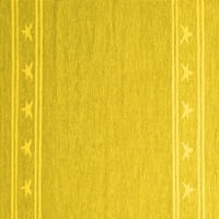 Ahgly Company Indoreni pravokutnik Sažetak žuti prostirke savremene površine, 8 '12 '