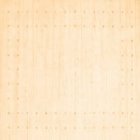 Ahgly Company u zatvorenom kvadratu Čvrsta naranča modernih prostirki, 7 'kvadrat