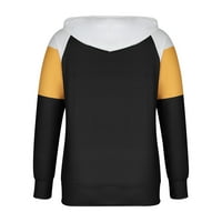 Lastsoso ženske košulje suncokret za patchwork pulover dukserice dugih rukava prevelike majice Tunike