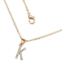 Ogrlice za žensko slovo ogrlica zlatna ogrlica za ženska navedba sa dijamantnim lancem Clabicle Valentines Dekor dana
