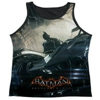 Batman: Arkham vitez video igra u noćnu majicu za odrasle crne boje