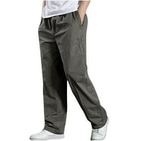 Penskeiy Cargo Hlače za muškarce čišćenje muške gaćice za muške tanke čvrste pravne hlače Casual Sportske kombinezone na otvorenom Gredene hlače