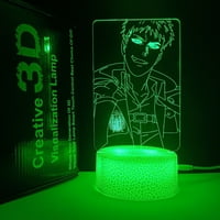 Noćni svjetala Pokloni, 3D pokloni lampe s promjenama boja, dodir i daljinski upravljač