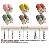 Avamo Wemens Indoor Comfort Cotton Fuzzy Papuče Unizirane Neklizajuće zatvoreno Zimska papučica Sky