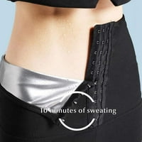 U ženskim saunim hlačama za vježbanje mršavljenja mršavi hlače za mršavljenje trenira trening sauna