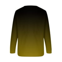 Olyvenn ponude gradijent boje uznemirene pulover prevelike majice Trendy Odjeća Žene Jesen modni dressy