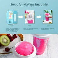 Kup Slashie Maker, Smoothie Silicon Cup, smrznuta čarobna čaša stiska domaće mlijeko Shake Sladoled Makere za hlađenje Cup Brisa za djecu i porodicu