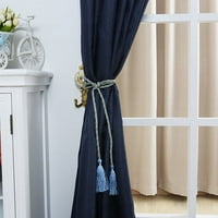 Ludlz dekorativna kanopa za kravata za rezanje za zavjese za prozor, ručna pletena kopča kapeta