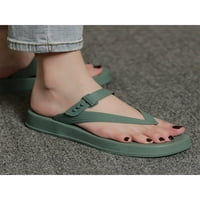 Daeful Womens Thong sandale kaiš za kopču Slide Sandal Beach Flip Flops Ljetna udobnost Anti klizanje