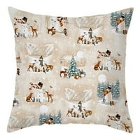 Mekani kratki plišani jastuk obrus božićne ukrase slatka jastučnica zeca za kauču Xmas ukras kućni dekor