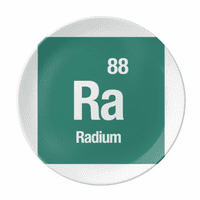 Radium checal element naučni tanjur ukrasni porculanski salver jelo za večeru