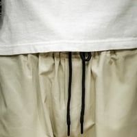 Ayolanni Khaki muške teretne hlače sa džepovima Muškarci Pune boje casual pantalone Izvlačenje usta