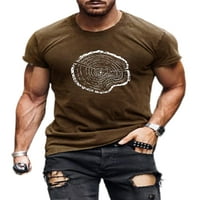 Colisha Muškarci Ljeto Slim Fit Beach Basic Tee Fashion Short rukava Bluza Ležerne tiskane majice