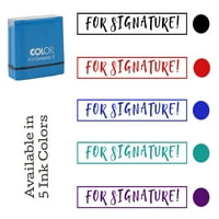 Printtoo za potpis Samo tinte gumenog žiga Pred-inked Office Stamp - Početna Poslovni pribor za poslovne