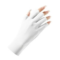 Xinqinghao Casual rukavice Ženske rukavice Vožnja sunčane rukavice Rukavice bez leta na otvorenom rukavice mittens bijela
