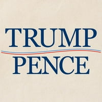 Cafepress - Trump Pence za predsjedniku tote torbi - prirodna platna torba, Torba od platna