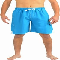 Muški čvrsti teretni kupaći kostim odraslih muških pločaHorts aqua xl
