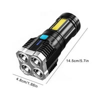Soncels LED svjetiljka USB punjiva baklja Dugi dom Snažna svjetlina Light IP Vodootporna vedro svjetlo vanredno hitno
