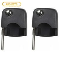 Ključevi daljinski glava Flip ključ Case Shell Fit za Audi okrugla glava Megamos Hu