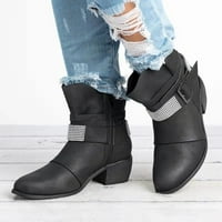Današnje ponude Juebong ženske vintage gore čizme za gležanj Midheel Boots Cipele Cowboy čizme Moderna