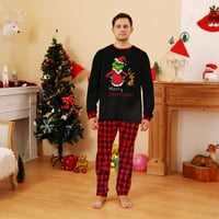 Porodica koja odgovara Božićni pidžami postavljen GR1NCH Set za odštampane odjeće, podudaranje setova