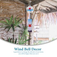 Stakleni vjetrovinski zvuk vjetra stakleno zvono vjetrove japanski zvecki zvjezdani kućni dekor