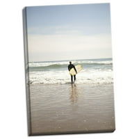 Gango Domaći dekor surfer Karyn Millet; Jedna 24x36IN ručno rastegnuta platna