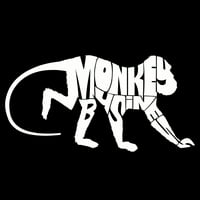 Majica za umjetnost muške umjetnosti - majmunski posao