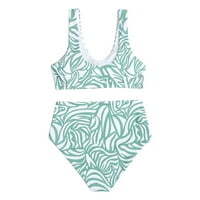 Huachen Womens Split kupaći kostim kupaći kostimi kupaći kostimi odjeća, zelena m