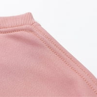 WANGXLDD WomenSinspiration Print pulover Duks okrugli vrat Drop ramena Dugi rukavi