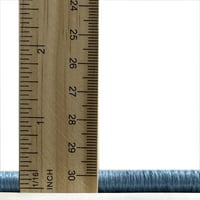 Ahgly Company u zatvorenom pravokutniku Sažetak Plava prostirke savremene površine, 5 '7'