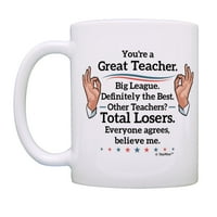 THEAGE HAPE NASTAVE GAG poklone Vi ste sjajni učitelji smiješni policijski pokloni za kafu