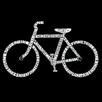 Pop umjetnost Muška riječ umjetnost dukserica s kapuljačom - sačuvajte planetu, vozite bicikl