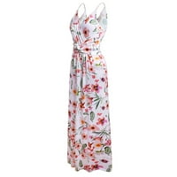 Žene cvjetne bezvezne večernje zabave Long Maxi haljine Boho sundress postpartum haljina Ležerne ljetne