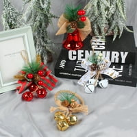 Farfi božićna dekoracija Šareno DIY Creative prenosni viseći pinecone luk-konot za božićnu zabavu