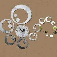 Zenbath Frameless DIY zidni sat, 3D DIY zidni sat Rimske brojeve Clock Frameless Ogledalo Površinska