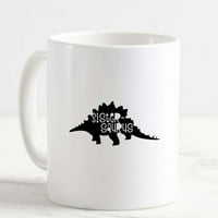 Šolja za kafu Sistersaurus Dinosaur Family izumrla Stegosaurus White Cup smiješni pokloni za rad u kancelariji