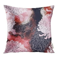 Otisak Chrysanthemum Mi Sažetak akvaretne akvarelne i digitalne tkanine Suveniri Jastučni listovi za jastuke