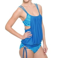 Ženski prugasti remen za spajanje bikini kupaći kostimi kupaći kostim za kupanje