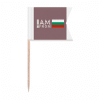 Am iz Bugarske Art Deco modni modni čepovi zastava za označavanje oznake za zabavu