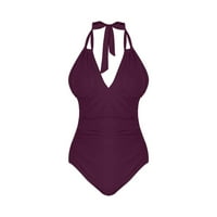Kupaći odijela za žene Ljeto print Split modni bikini kupaći kostimi ljubičaste veličine s
