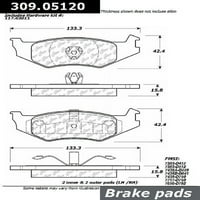-Parts zamjena za 1993- Dodge intrepid stražnji disk kočni jastuk za sad za Dodge Intrepid