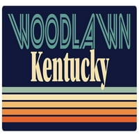 Woodlawn Kentucky Vinil naljepnica za naljepnicu Retro dizajn