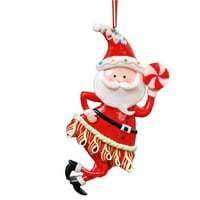 Božićni ukrasi Božićni santa Claus Xmas Privjesak Privjesak poklon čarape Drvo za prijatelje i porodicu