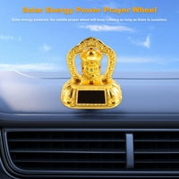 Solarni energetski molitveni kotač, automobil za predenje molitvenog kotača Solarni tibetan budistički