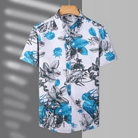 Muška majica Ležerne prilike Stilske majice Proljeće Ljeto Rever Jednokrevetni odmor Stil