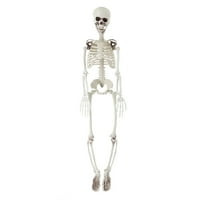 Noć vještica Skeleton Prop zastrašujuće kostur Dekoracija zastrašujuće skelet s kosturu Realistični pokretni rekvizicije za ukrase za Noć vještica