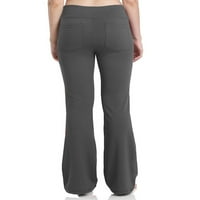 Žene teretane Bell donje hlače mršave gamaše ravne prednje joge hlače