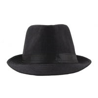 Unise ljetna slama Fedora Hat Trilby Kubanska sunčana kapa Panama kratki rub papirni šešir